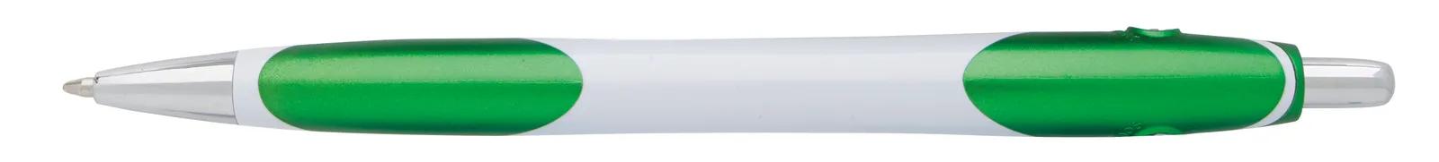 White Barrel Pen Metallic Accents Hybrid Ink - 5.75 in - product view 10