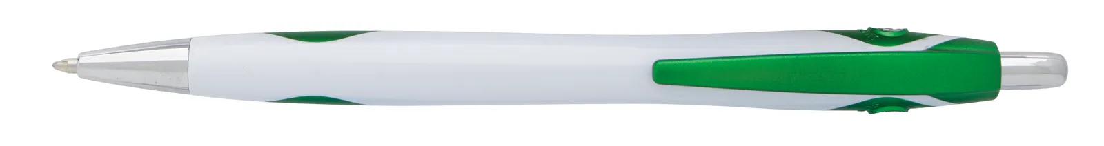 White Barrel Pen Metallic Accents Hybrid Ink - 5.75 in - product view 13