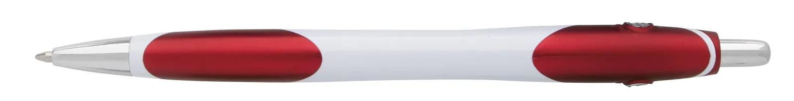 White Barrel Pen Metallic Accents Hybrid Ink - 5.75 in - product view 18