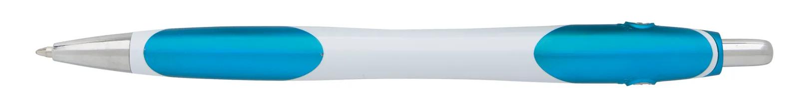 White Barrel Pen Metallic Accents Hybrid Ink - 5.75 in - product view 24