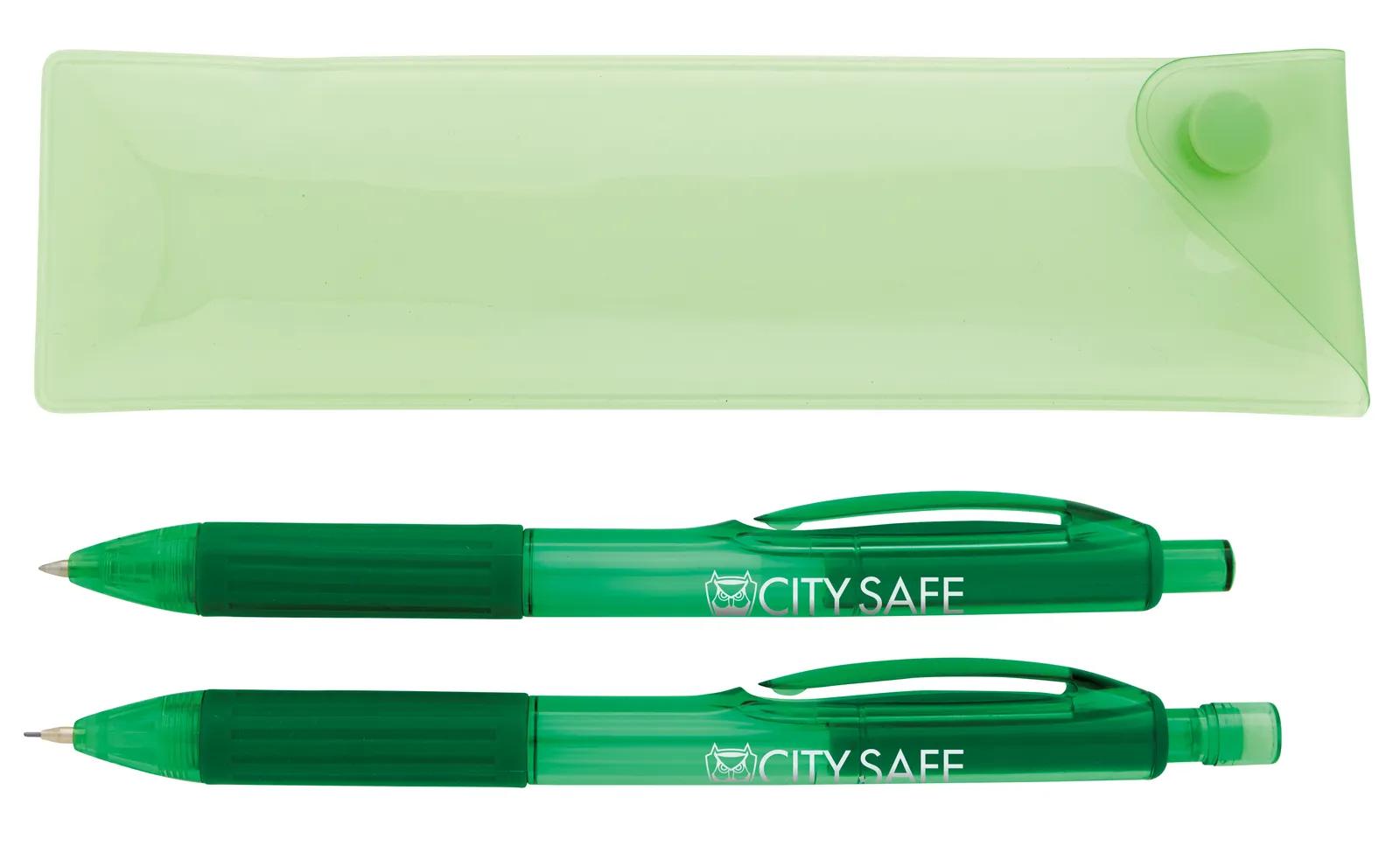 Gel Pen Mechanical Pencil Set with Pouch - 6.5 in - product view 7