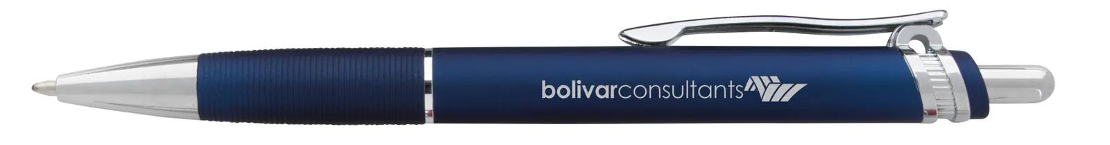 Metal Pen Soft Touch Barrel Chrome Accents - 5.63 in - product view 33