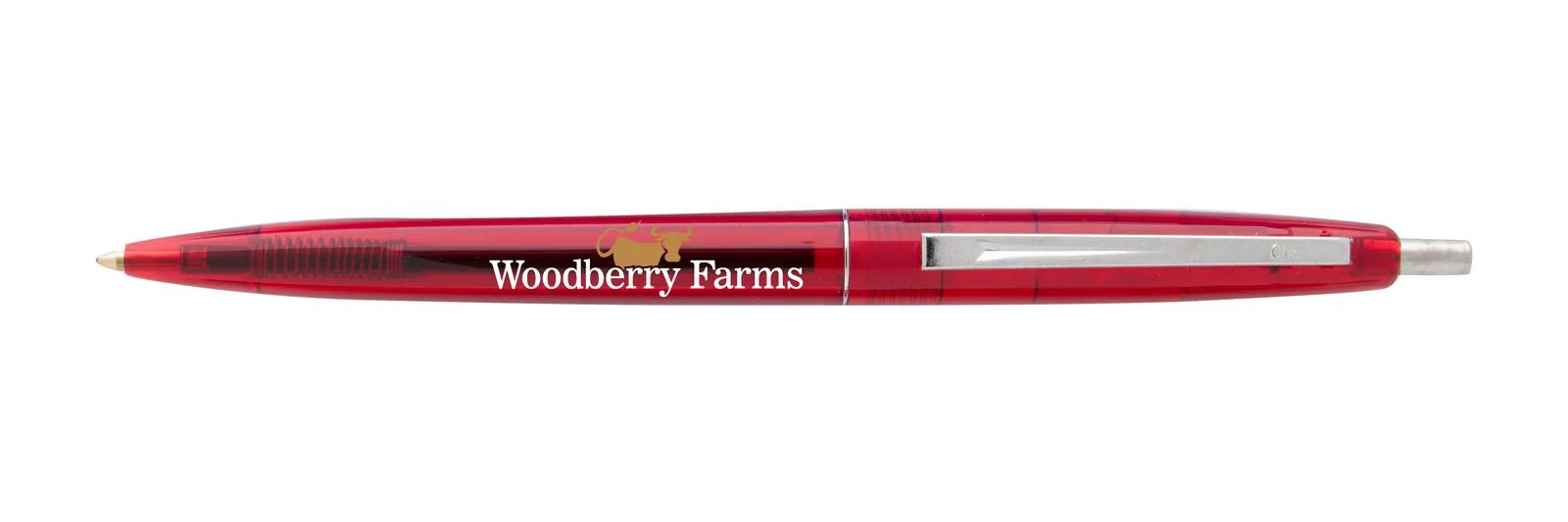 Metal Pen Soft Touch Barrel Chrome Accents - 5.63 in - product view 2