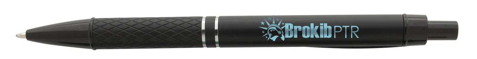 Recycled Plastic Pen UV Coating Ballpoint - 5.63 in - product view 2