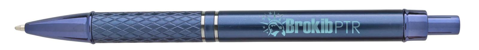 Recycled Plastic Pen UV Coating Ballpoint - 5.63 in - product view 3