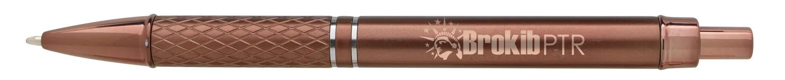 Recycled Plastic Pen UV Coating Ballpoint - 5.63 in - product view 4