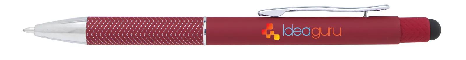 Stylus Pen Soft Touch Chrome Accents Aluminum - 5.69 in - product view 5