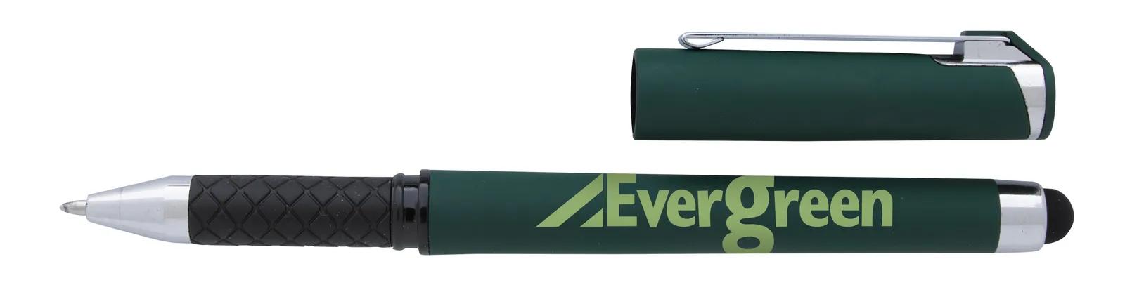 Stylus Gel Pen Recycled ABS Rubberized Barrel - 5.94 in - product view 4