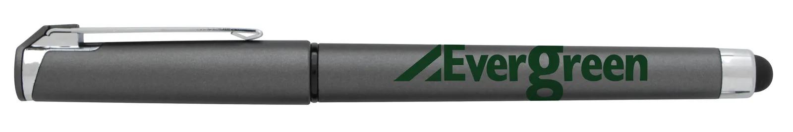 Stylus Gel Pen Recycled ABS Rubberized Barrel - 5.94 in - product view 5