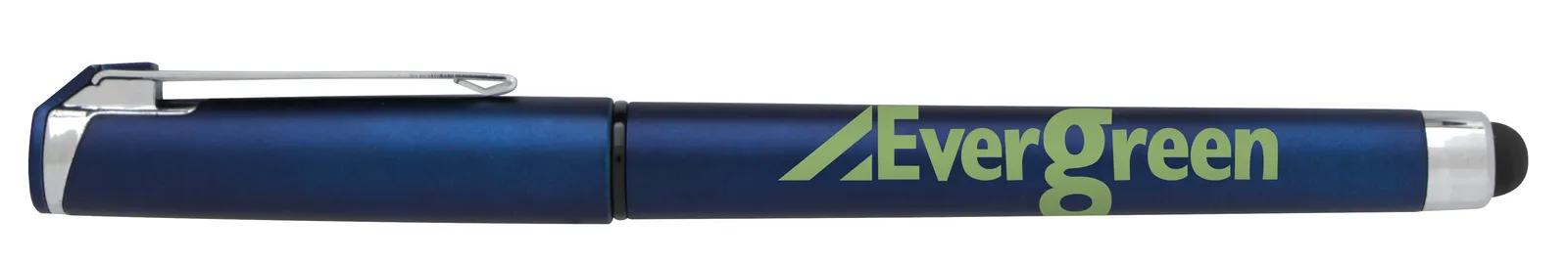 Stylus Gel Pen Recycled ABS Rubberized Barrel - 5.94 in - product view 6