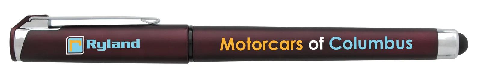 Stylus Gel Pen Recycled ABS Rubberized Barrel - 5.94 in - product view 9