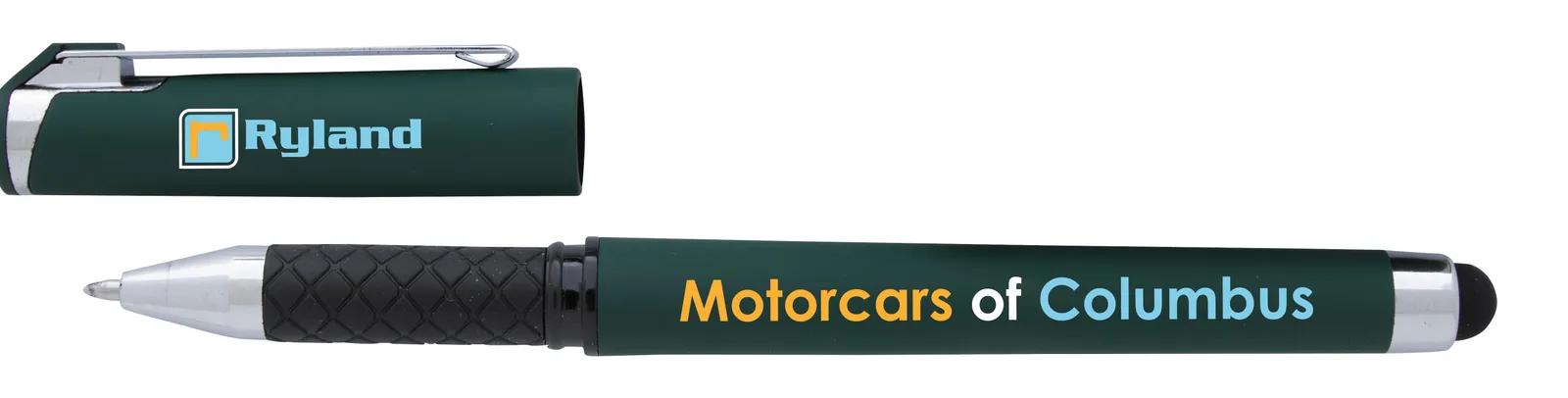 Stylus Gel Pen Recycled ABS Rubberized Barrel - 5.94 in - product view 10