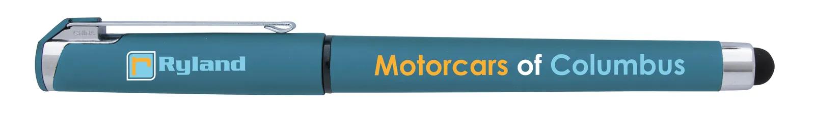 Stylus Gel Pen Recycled ABS Rubberized Barrel - 5.94 in - product view 13