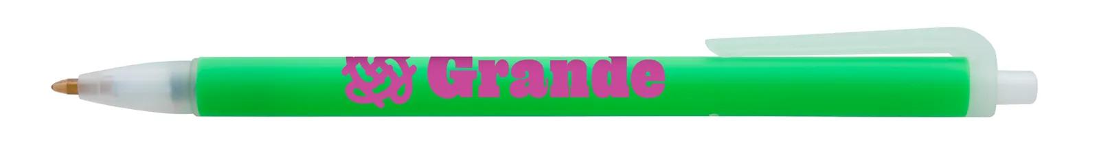 Retractable Pen Neon Colors Carbon Neutral - 5.44 in - product view 2