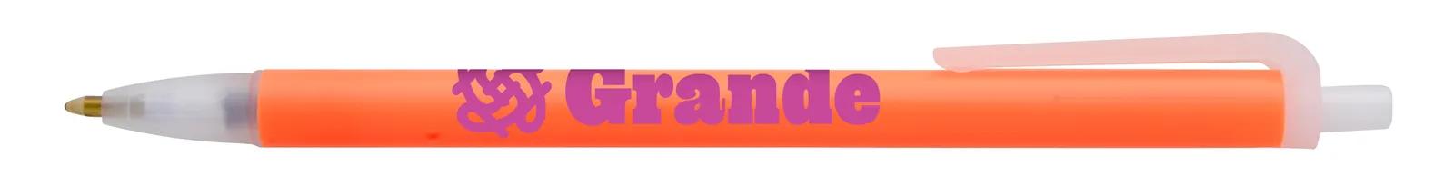 Retractable Pen Neon Colors Carbon Neutral - 5.44 in - product view 3