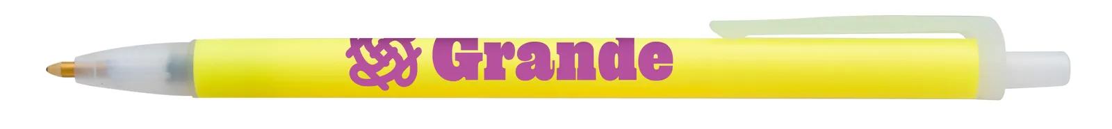 Retractable Pen Neon Colors Carbon Neutral - 5.44 in - product view 5