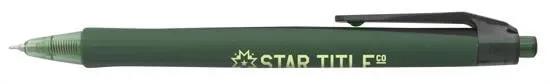 Silent Click Gel Pen Recycled ABS Ultra Fine - 5.63 in