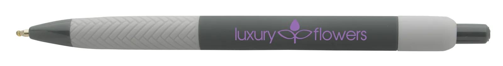 Herringbone Grip Pen Hybrid Ink Recycled ABS - 5.69 in - product view 5