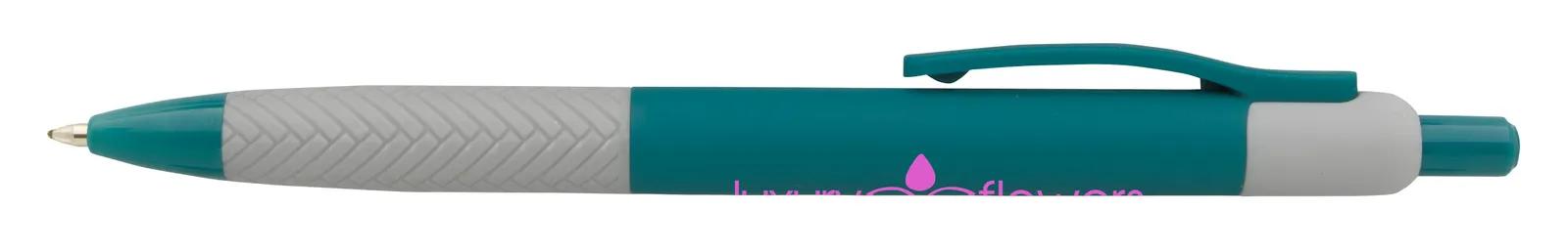 Herringbone Grip Pen Hybrid Ink Recycled ABS - 5.69 in - product view 9