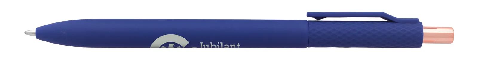 Lightweight Pen Rose Gold Accents Recycled ABS - 5.67 in - product view 4