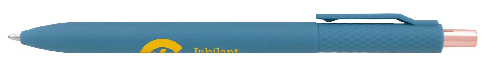 Lightweight Pen Rose Gold Accents Recycled ABS - 5.67 in - product view 8