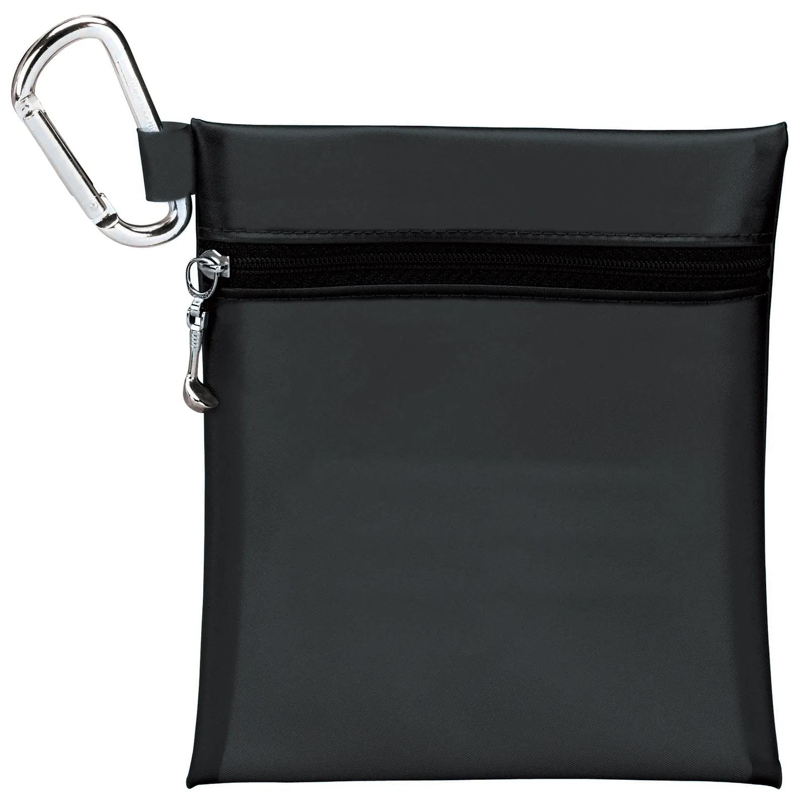 Golf Jumbo Zipper Pack Carabiner 20 Tees - 6.25 x 5.5 in - product view 2
