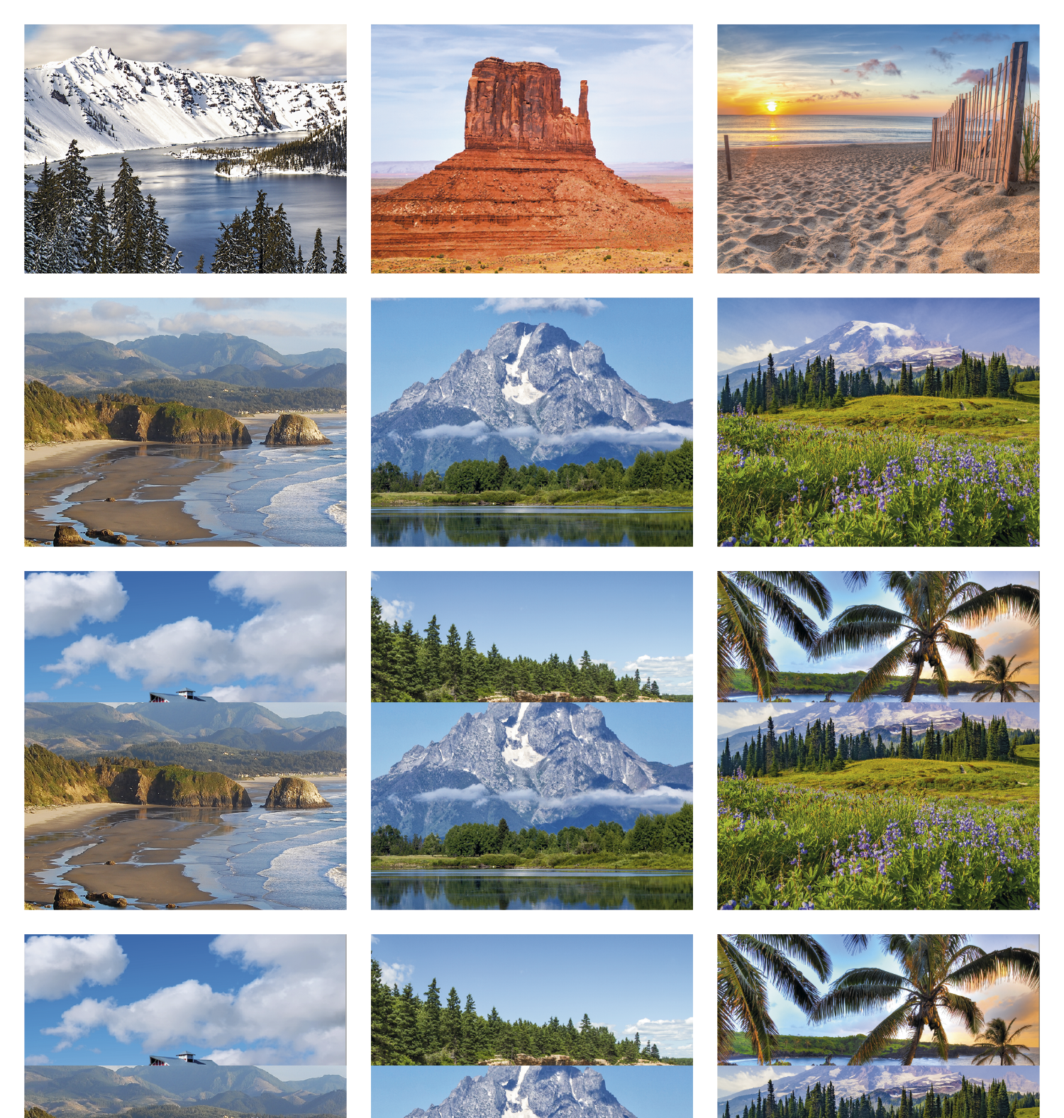 Decorator Wall Calendar Tan Background Large Dates - 25 x 18 in - product view 16