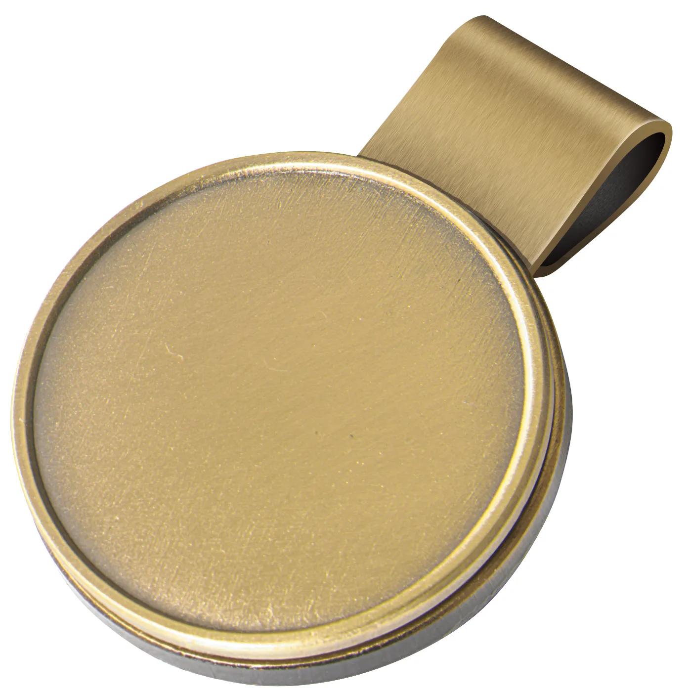 Golf Hat Clip Ball Marker Steel Magnetic Mount - 1.25 x 1 in - product view 2