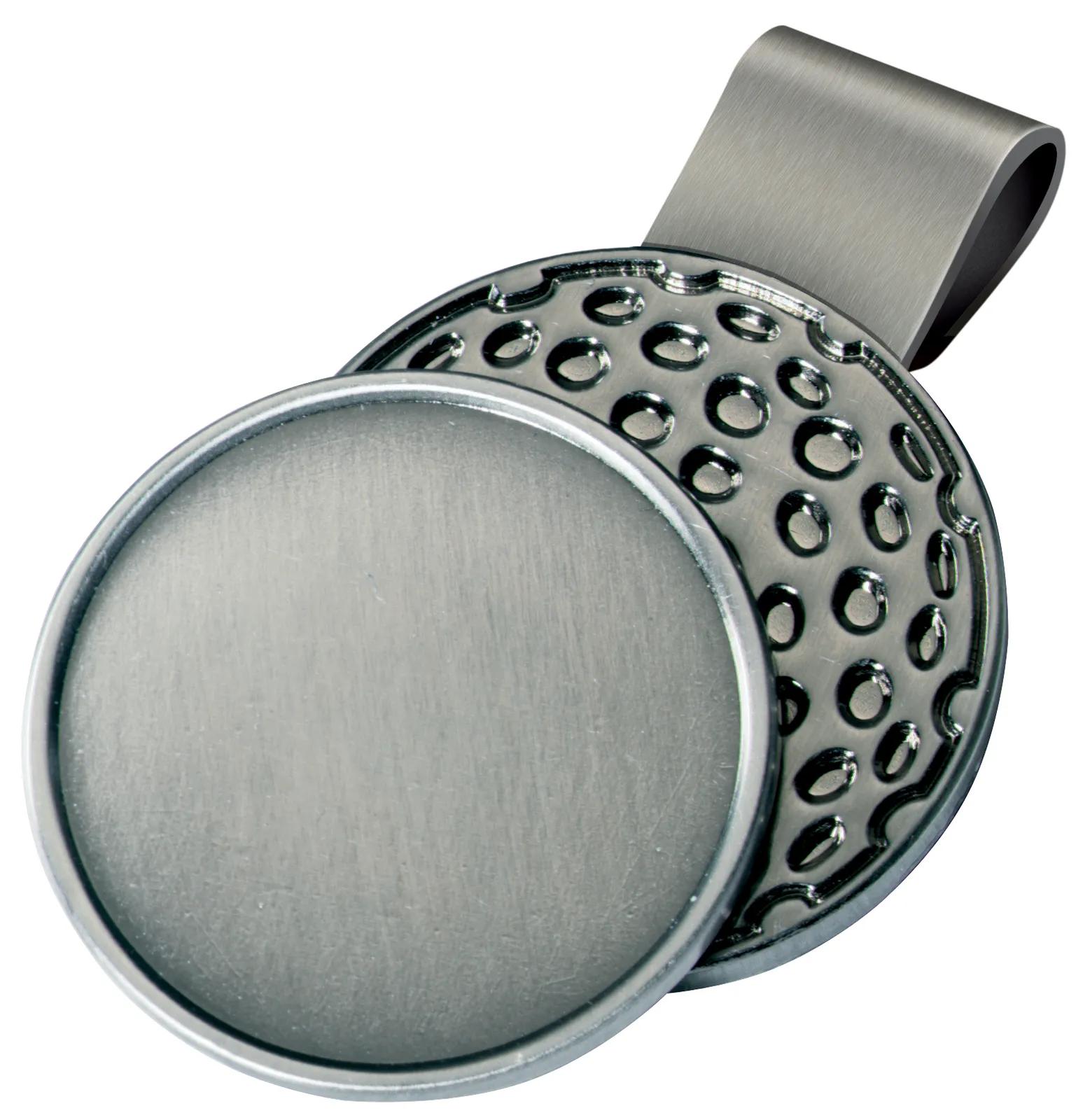 Golf Hat Clip Ball Marker Steel Magnetic Mount - 1.25 x 1 in - product view 4