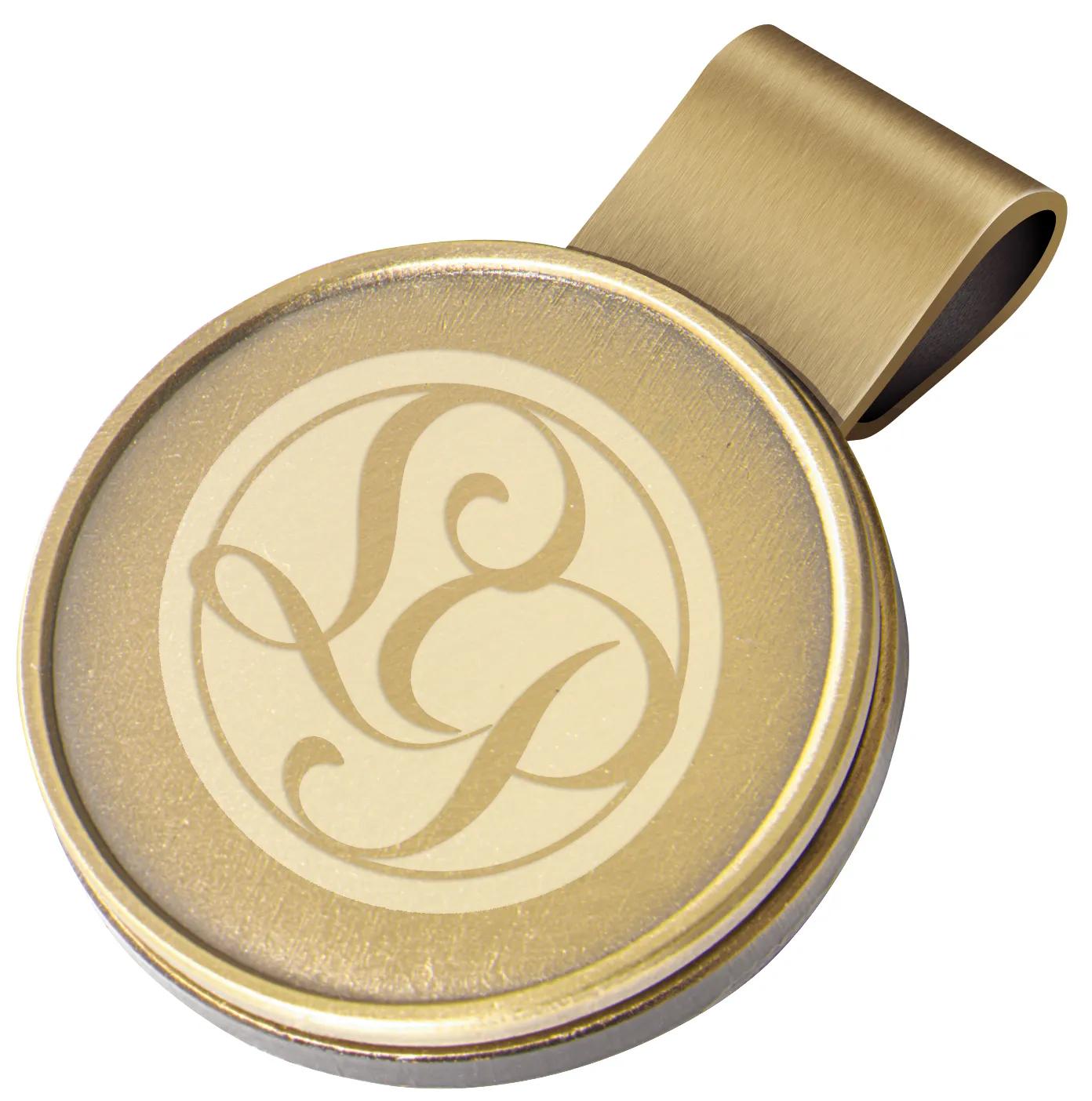 Golf Hat Clip Ball Marker Steel Magnetic Mount - 1.25 x 1 in - product view 5