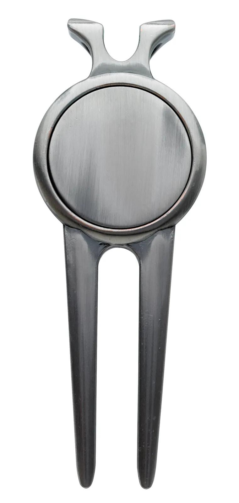 Magnetic Divot Tool Belt Clip Ball Marker Zinc - 3.25 in - product view 2