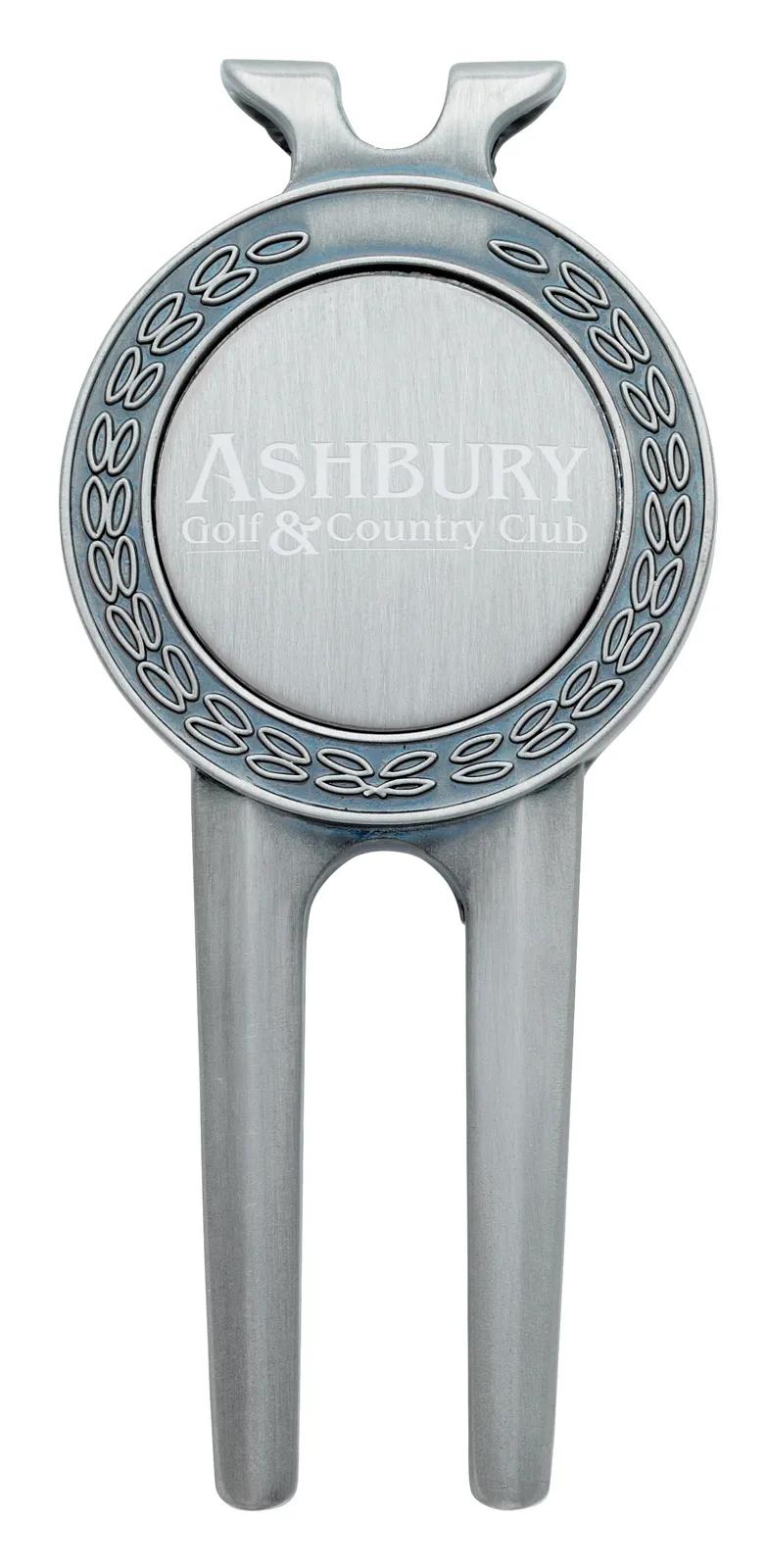 Divot Repair Tool Magnetic Ball Marker Belt Clip - 3.125 in - product view 7