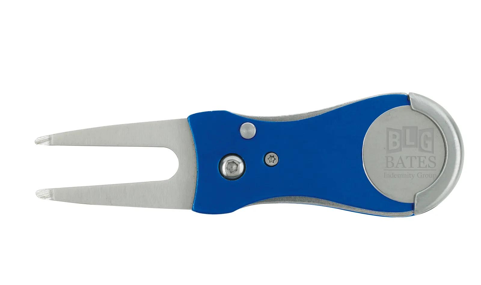 Flip Divot Tool Switchblade Action Stainless Steel - 2.75 in - product view 9