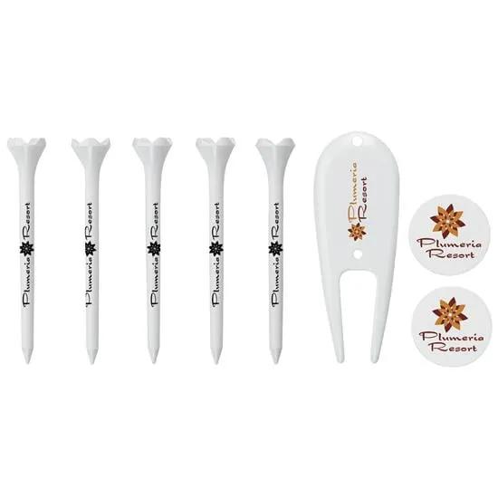 Golf Accessory Pack Evolution Tees Quarter Marks - 6 x 4 in