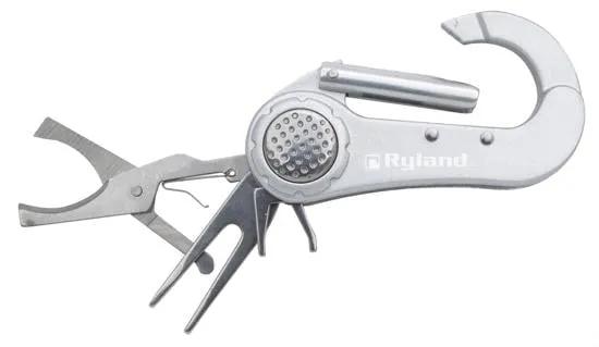 Carabiner Golf Multi-Tool Stainless Steel - 3.375 x 2 in