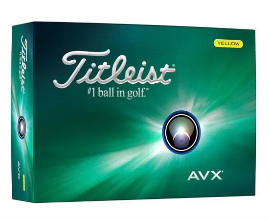 AVX Yellow Golf Balls Urethane Cover (12 Pack)
