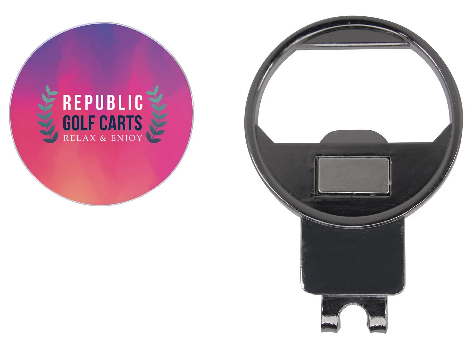 Golf Hat Clip 3-in-1 with Bottle Opener Zinc - 1.75 in - product view 11