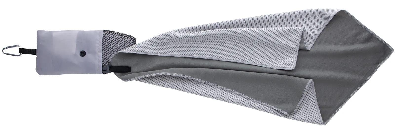 Golf Cooling Towel in Mesh Pouch Polyester - 4.5 x 3.6 in - product view 11