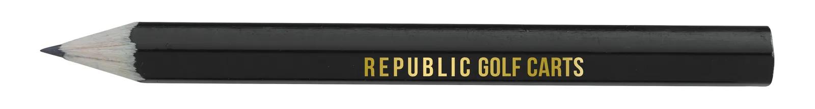 Hex Golf Pencil Wood Graphite Lead Pre-Sharpened - 3.5 in - product view 8