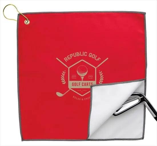 Good Value RPET Double Layer Golf Towel - product view 1
