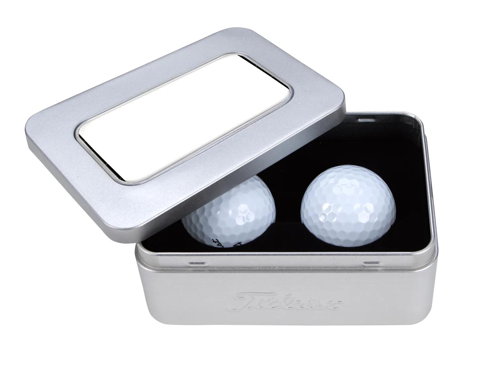Golf Ball Business Card Tin Presentation Box (2 Pack) - product view 2