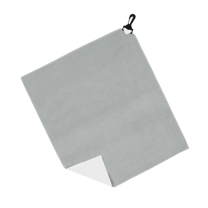 Golf Towel Microfiber Sublimation Clip Attach - 17 x 15 in - product view 2