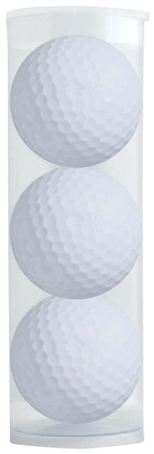 Golf Ball Pack HEX Aerodynamic Design Clear Tube (3 Pack) - product view 2