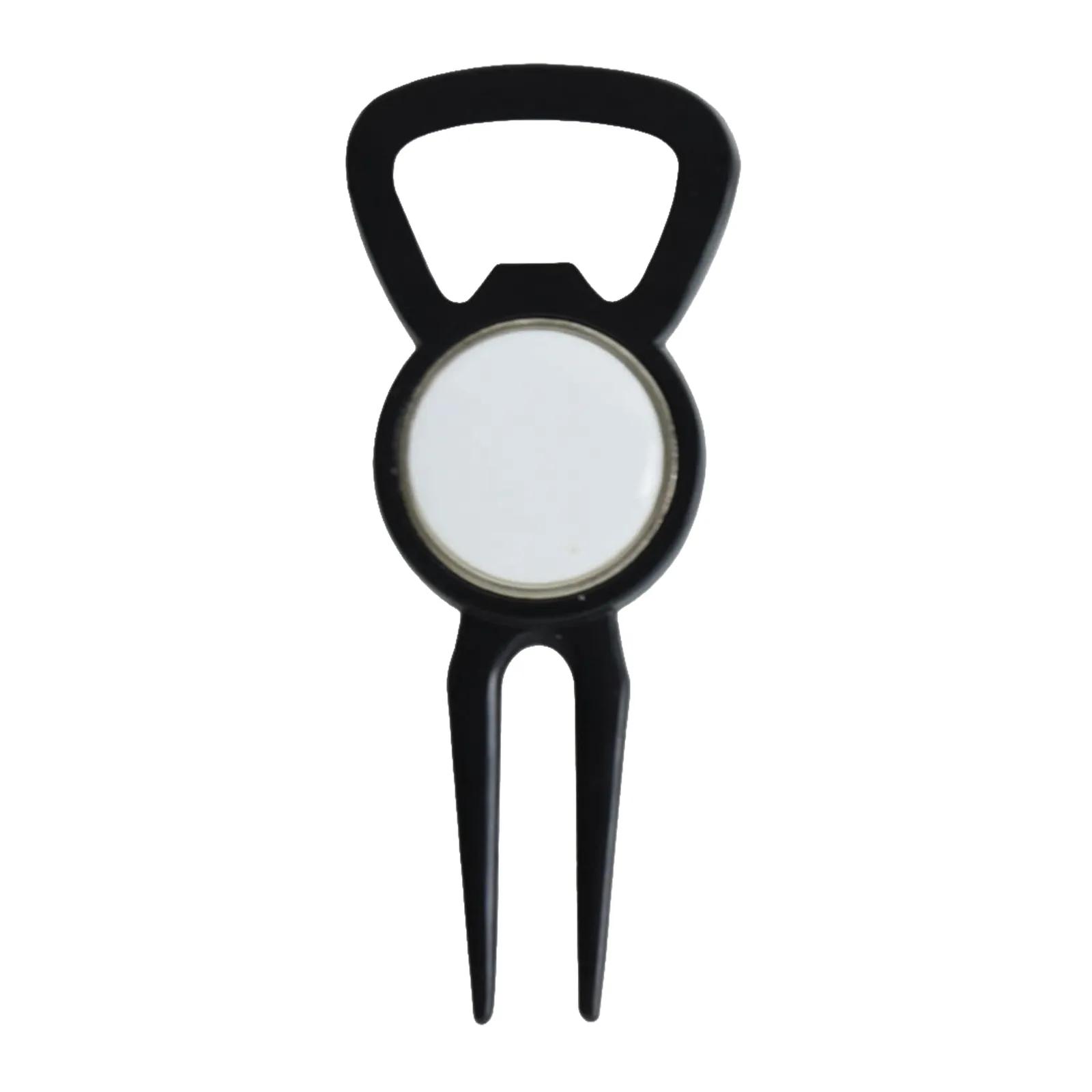 Golf Divot Tool Magnetic Bottle Opener Zinc - 3.375 in - product view 3