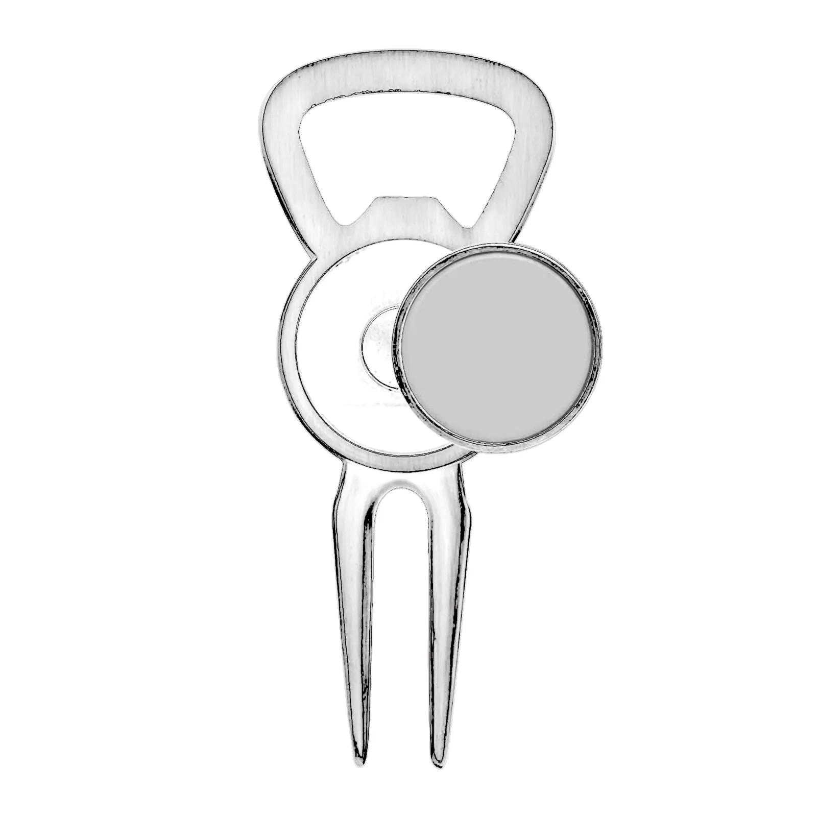 Golf Divot Tool Magnetic Bottle Opener Zinc - 3.375 in - product view 7