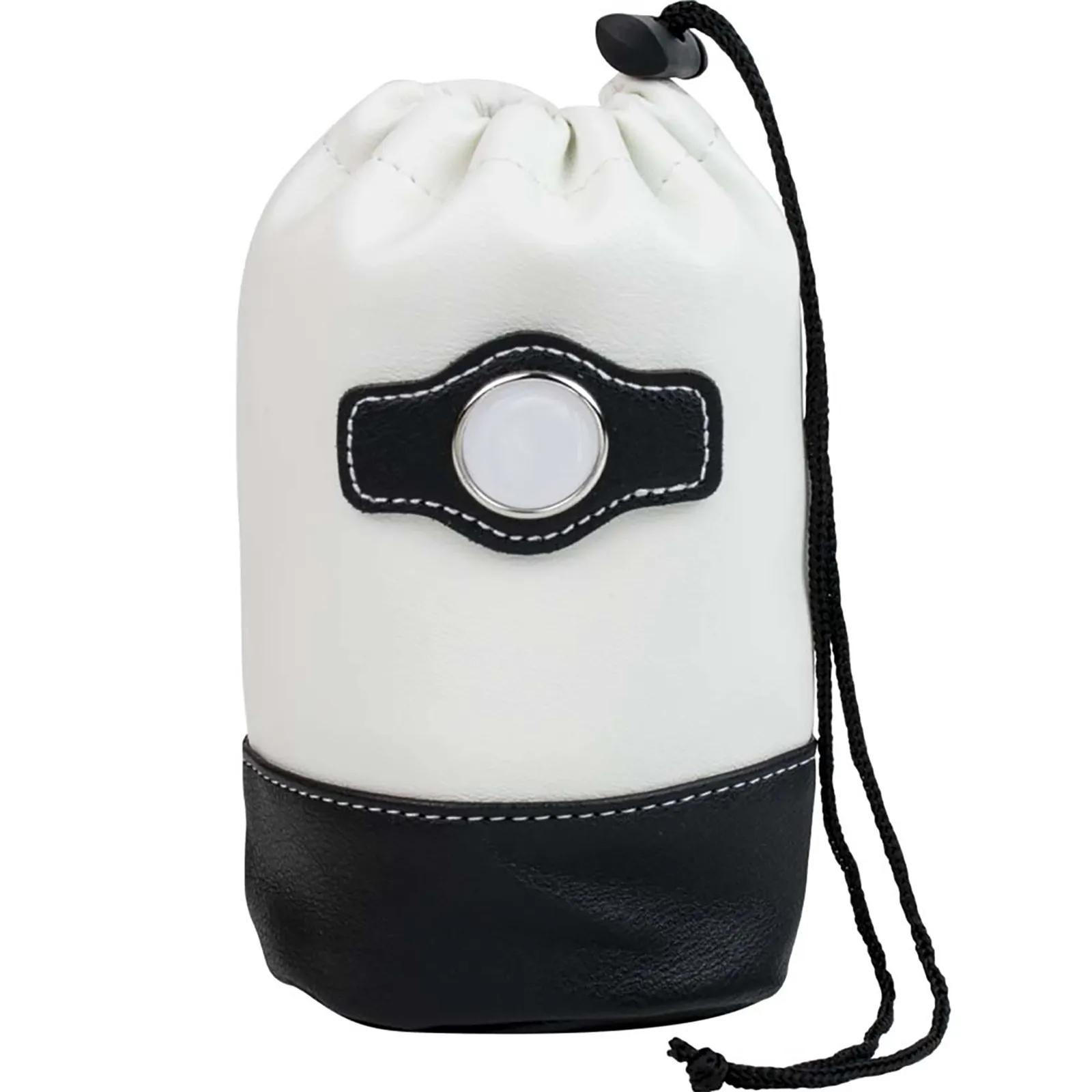 Golf Valuables Pouch Drawstring Synthetic Leather - 7.25 in - product view 6