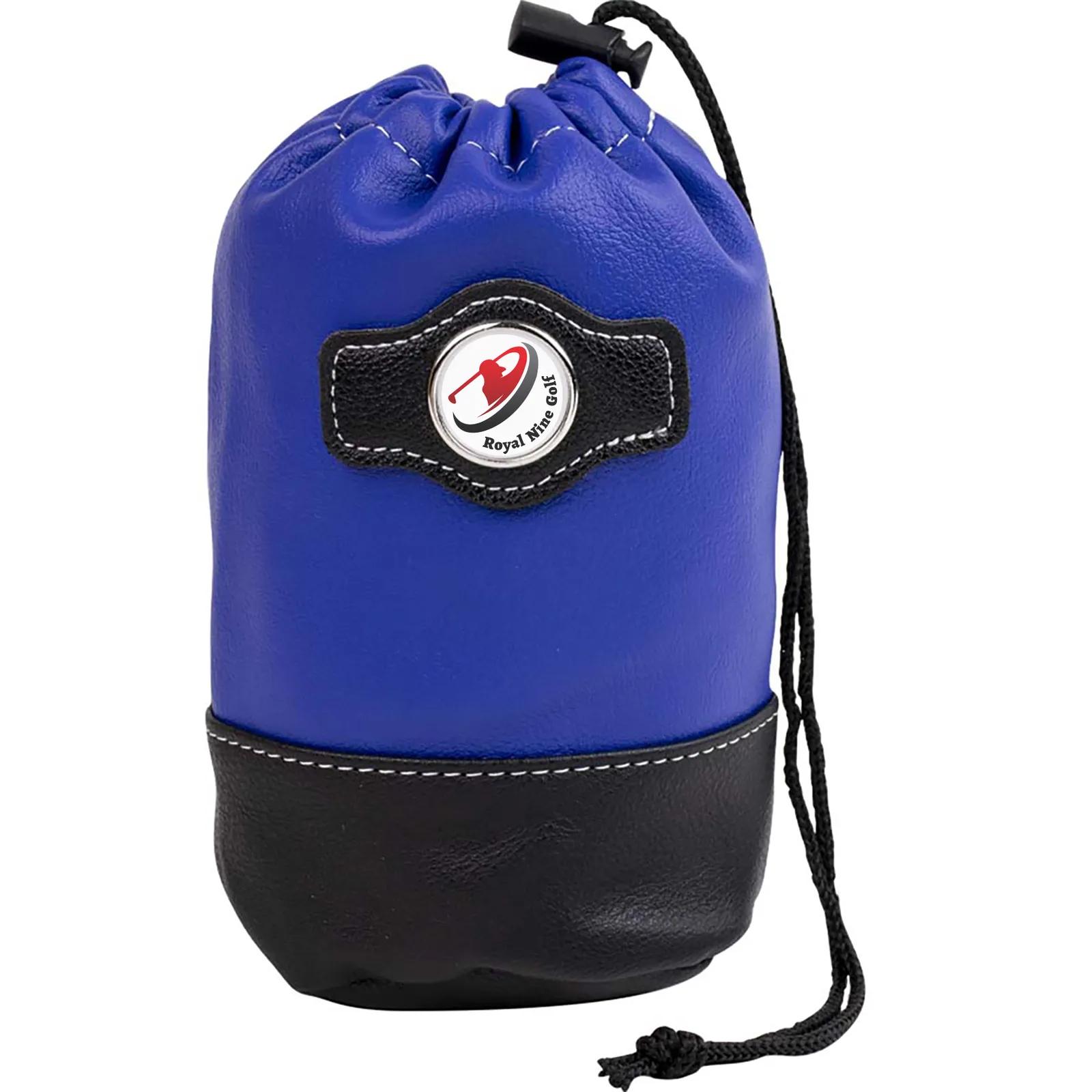 Golf Valuables Pouch Drawstring Synthetic Leather - 7.25 in - product view 8