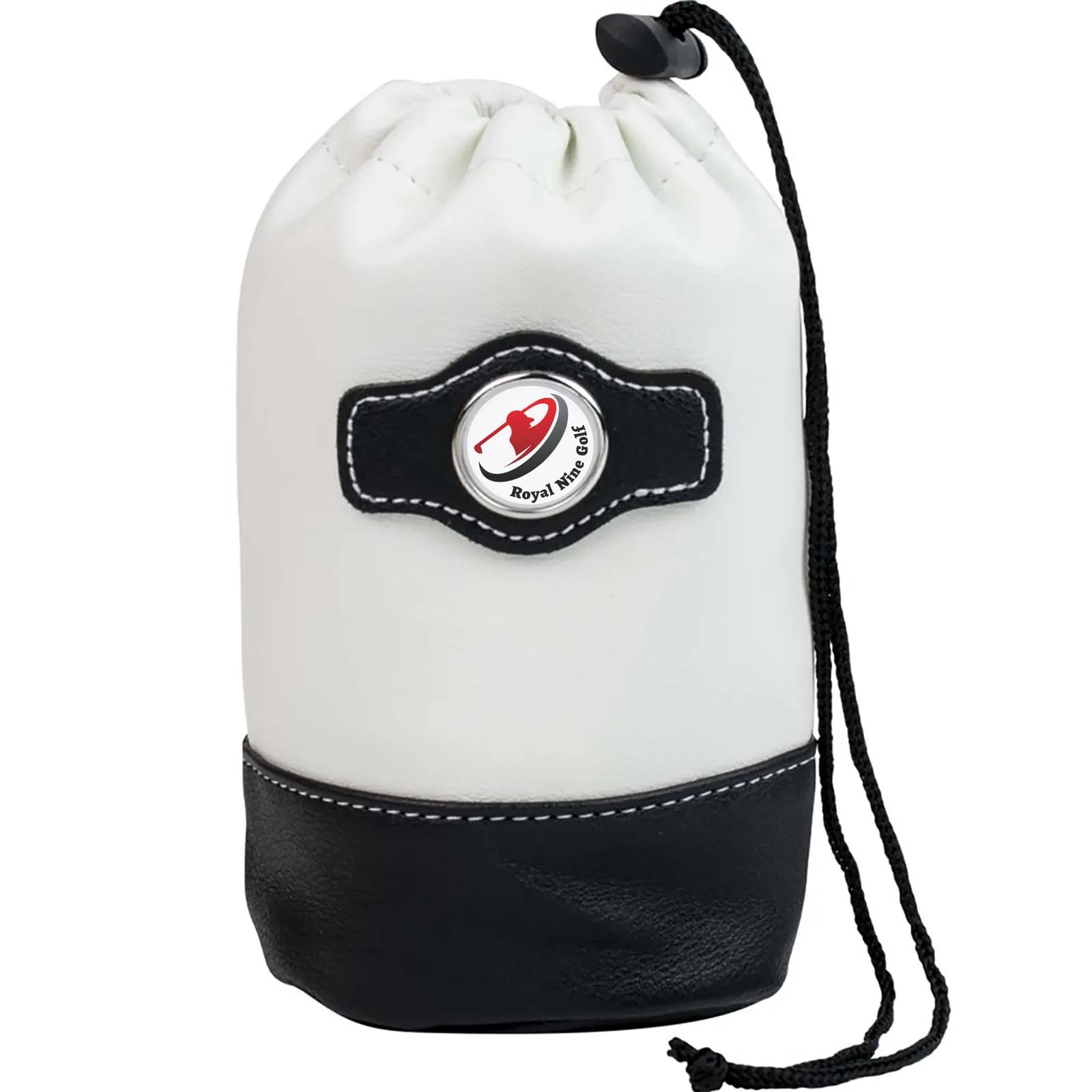 Golf Valuables Pouch Drawstring Synthetic Leather - 7.25 in - product view 10