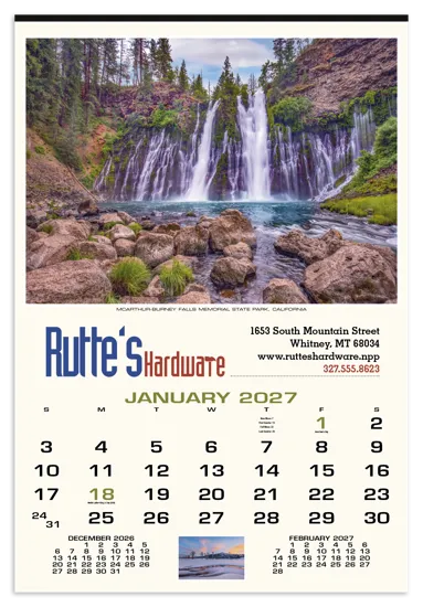 HotLine Products Scenic America Executive Calendar - product view 1