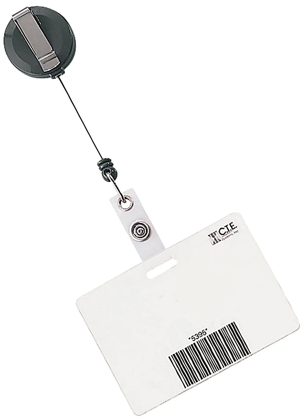 Retractable Badge Holder Slide Clip Nylon - 3.5 x 1.125 in - product view 3